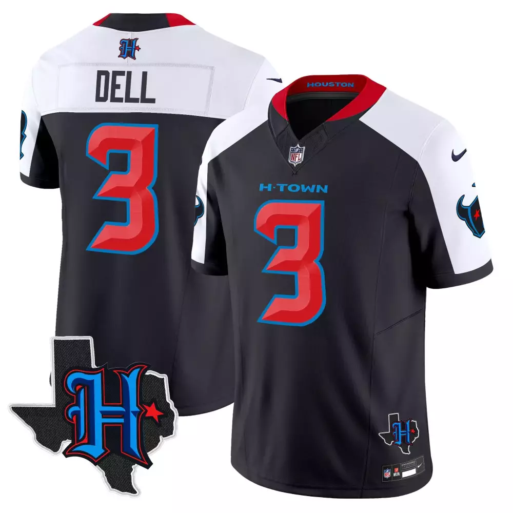 tank dell green womens houston texans 2024 christmas vapor limited jersey all stitched