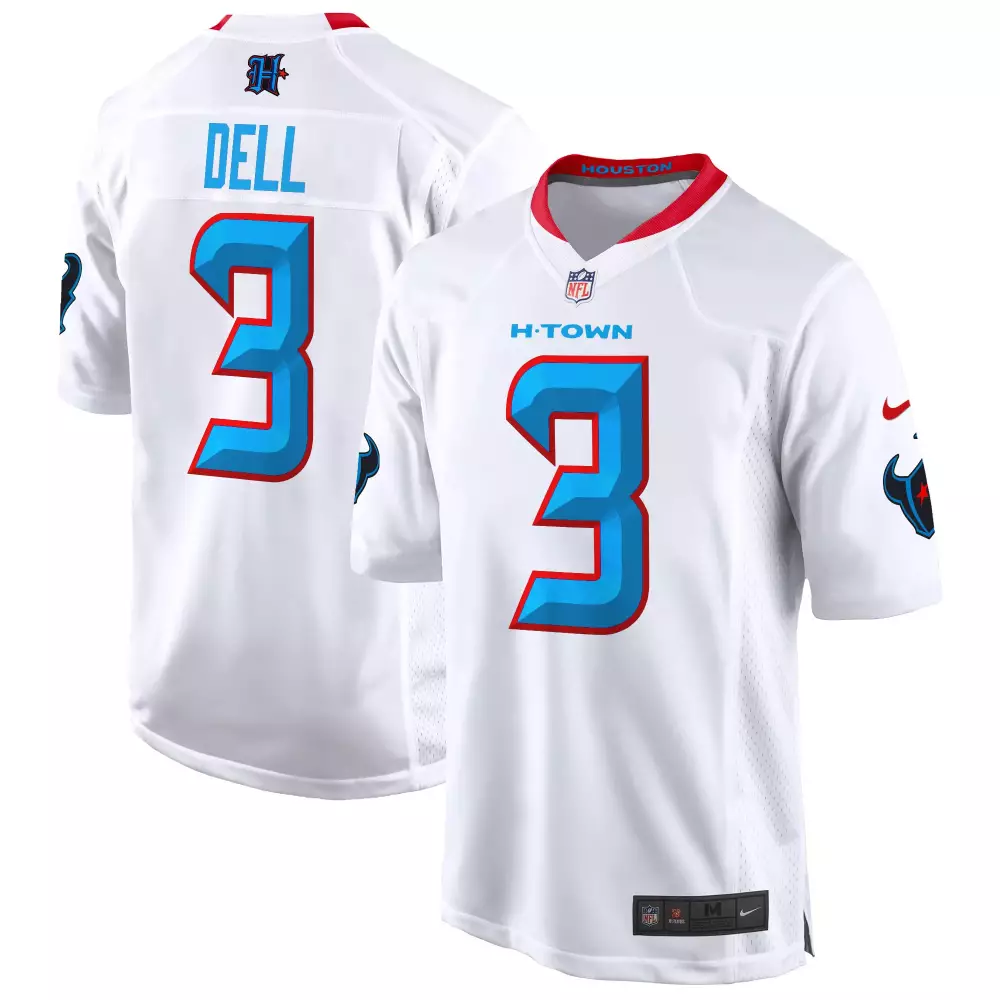 tank dell white gold womens houston texans 2024 texas patch gold vapor limited jersey all stitched