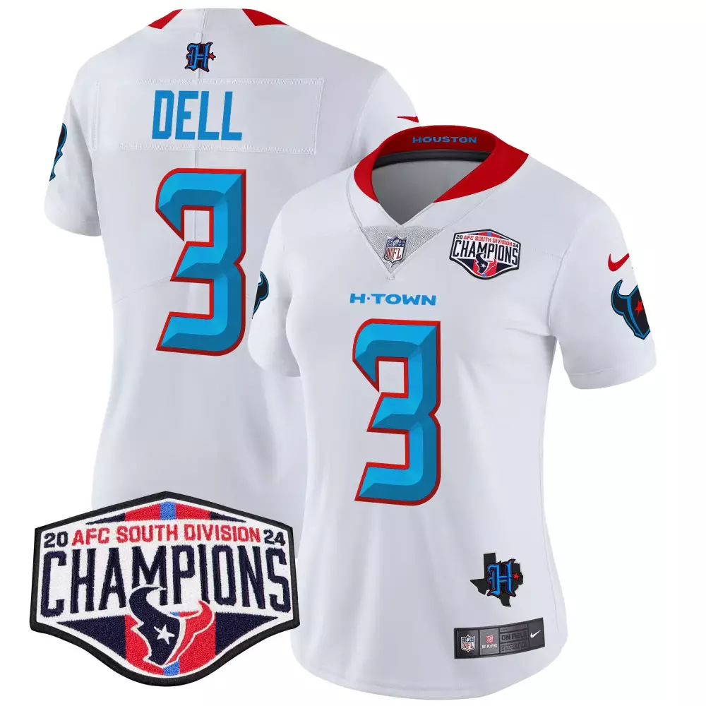 tank dell white mens houston texans 2024 vapor limited jersey v4 all stitched
