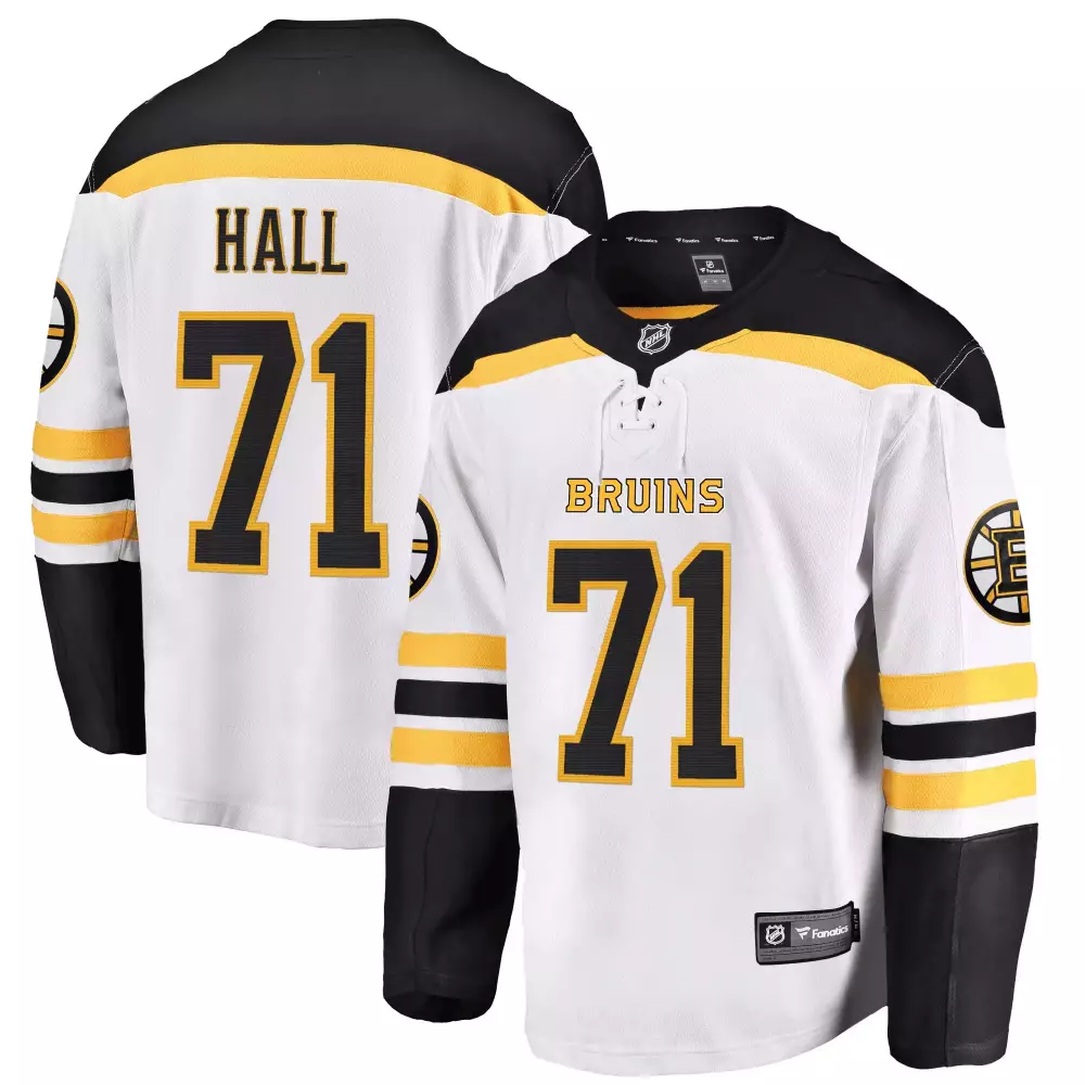 taylor hall mens boston bruins players home 2022 jersey all stitched