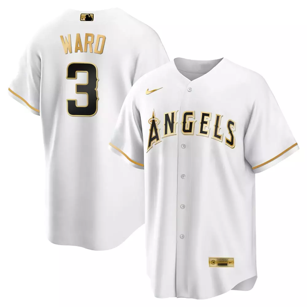 taylor ward cool black limited mens los angeles angels black limited gold jersey all stitched