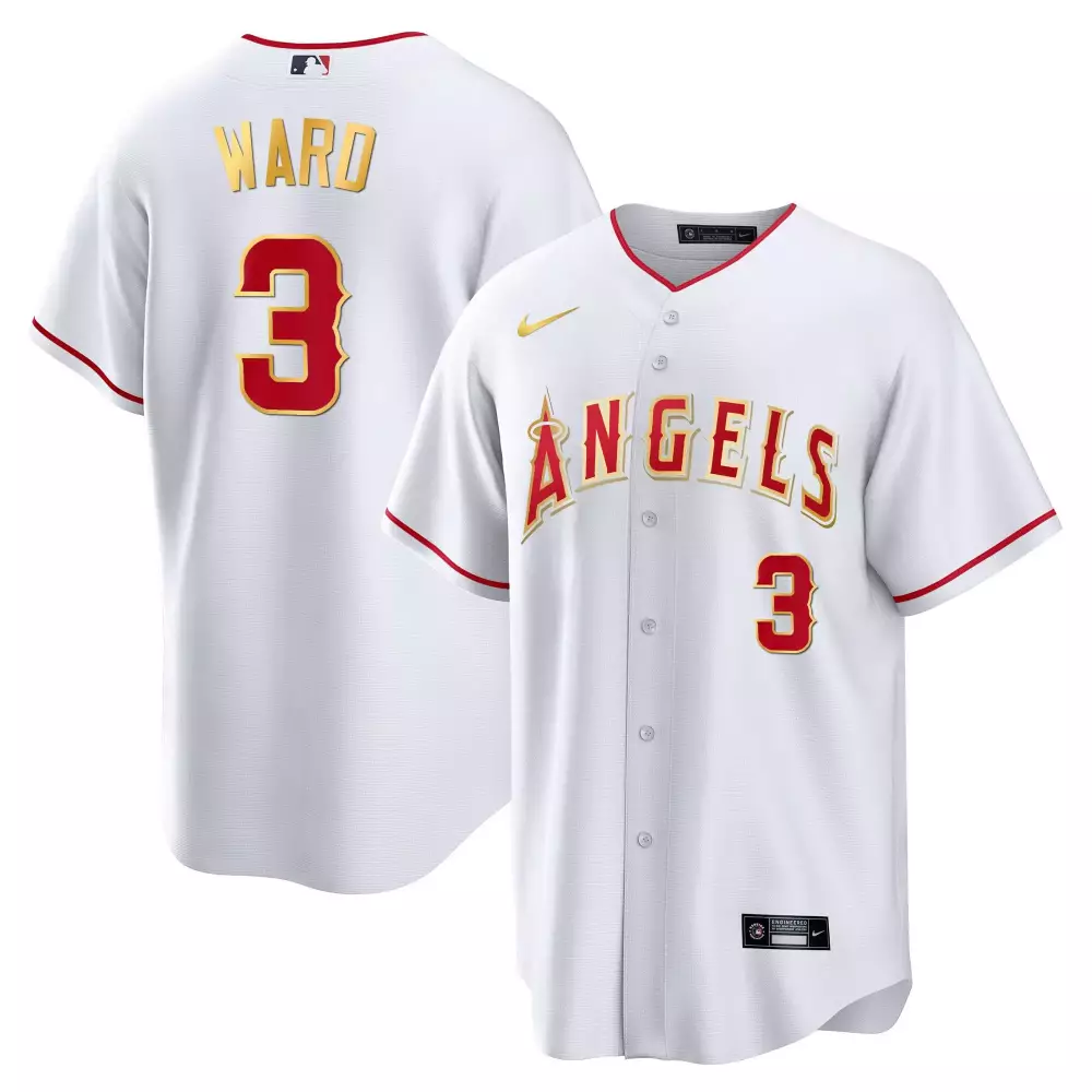 taylor ward cool black limited mens los angeles angels black limited gold jersey all stitched