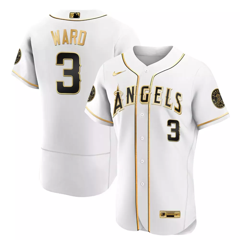taylor ward flex black gold mens los angeles angels black limited gold jersey all stitched