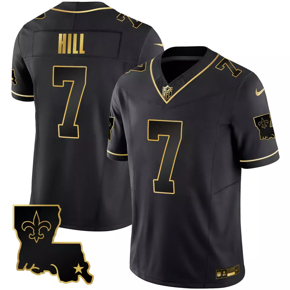 taysom hill alternate mens new orleans saints est 1967 patch vapor jersey all stitched