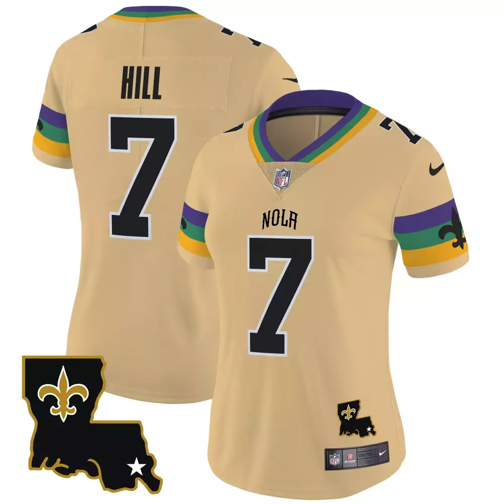 taysom hill gold mens new orleans saints vapor limited jersey new orleans patch all stitched