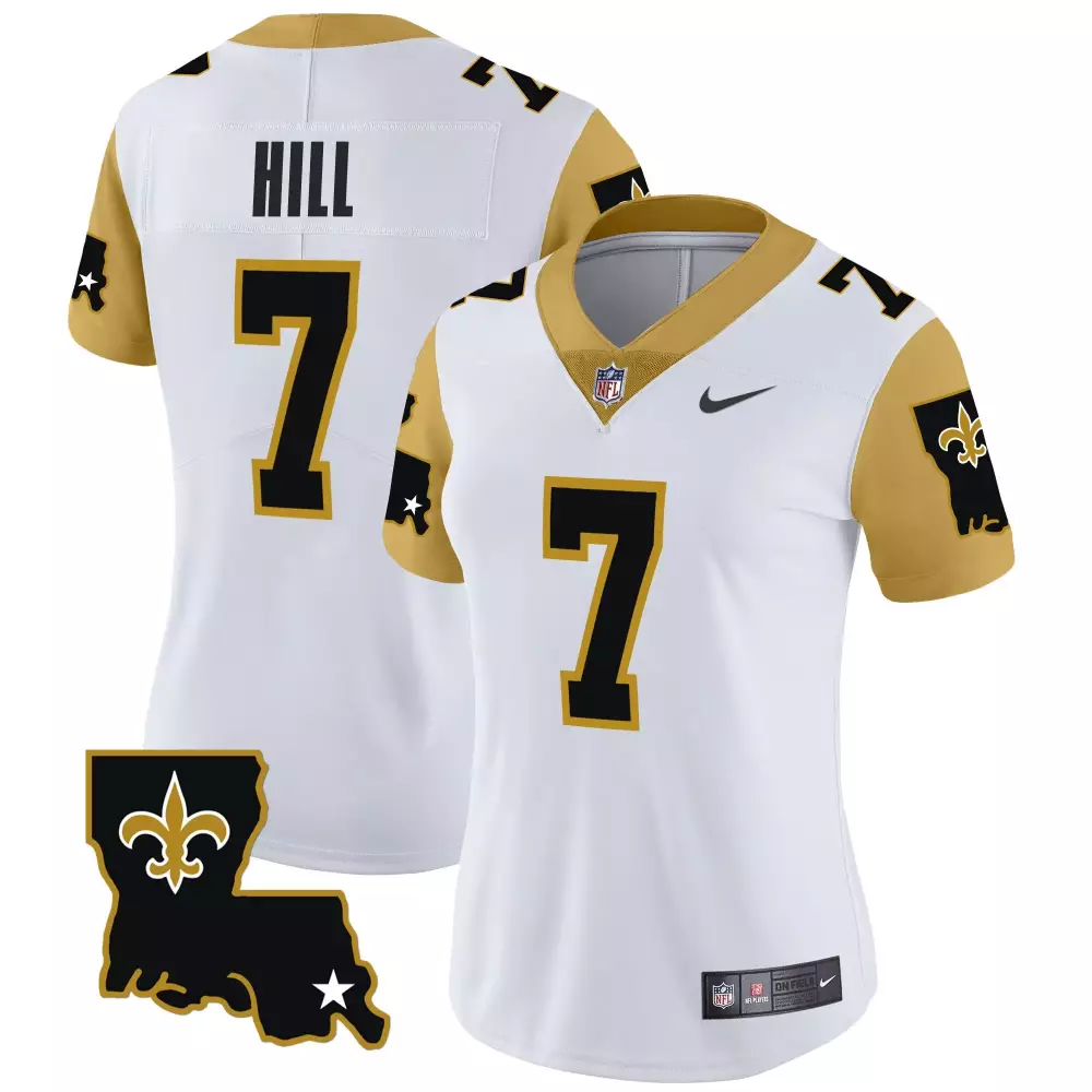 taysom hill white mens new orleans saints mardi gras vapor limited jersey all stitched
