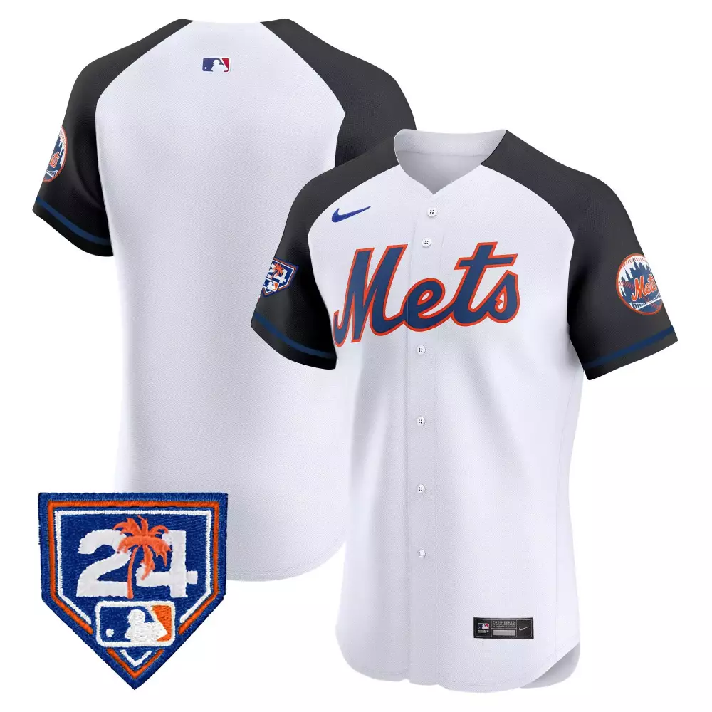 team alternate mens new york mets 2024 jackie robinson patch vapor premier limited jersey all stitched