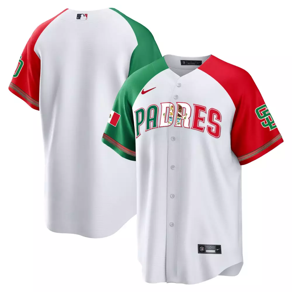 team alternate mens san diego padres mexico cool base limited jersey all stitched