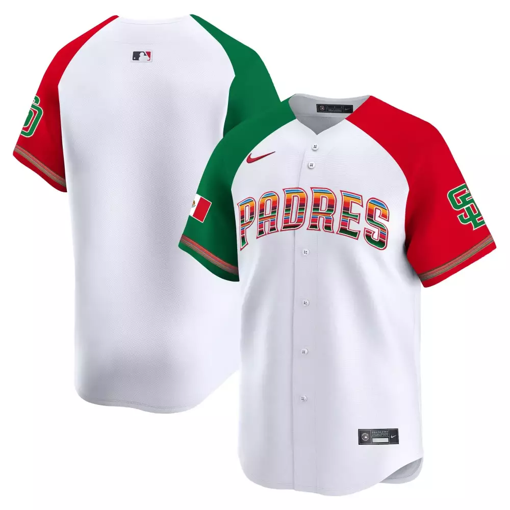 team alternate mens san diego padres mexico cool base limited jersey all stitched