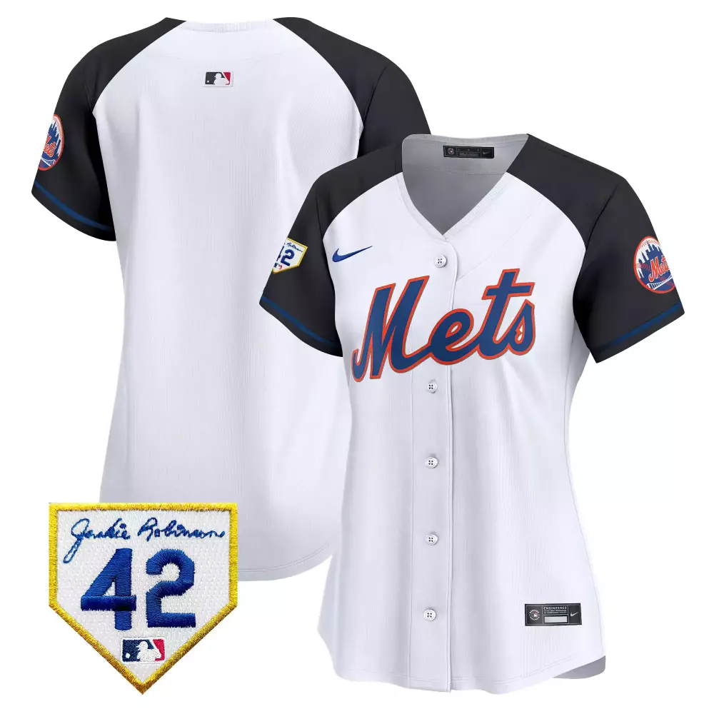 team alternate womens new york mets 2024 jackie robinson patch vapor premier limited jersey all stitched