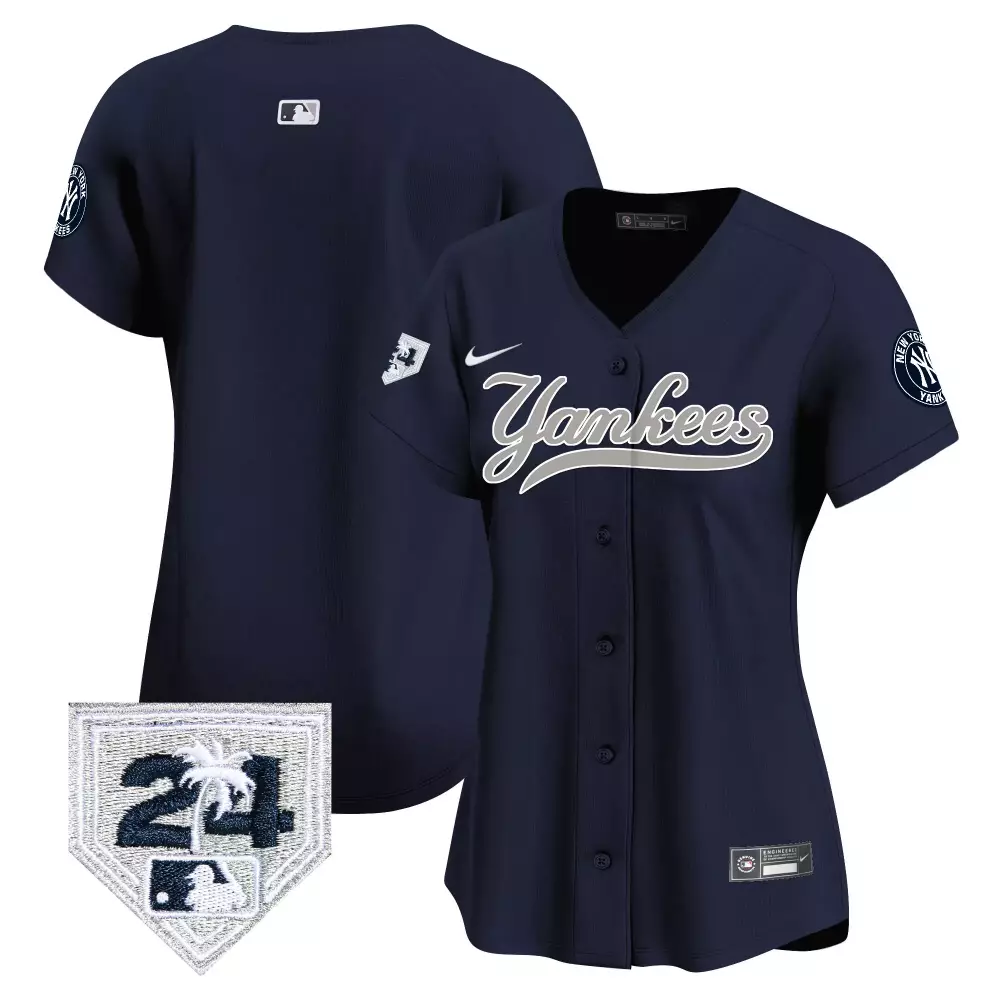 team alternate womens new york yankees 2024 spring training patch vapor premier limited jersey v6 all stitched