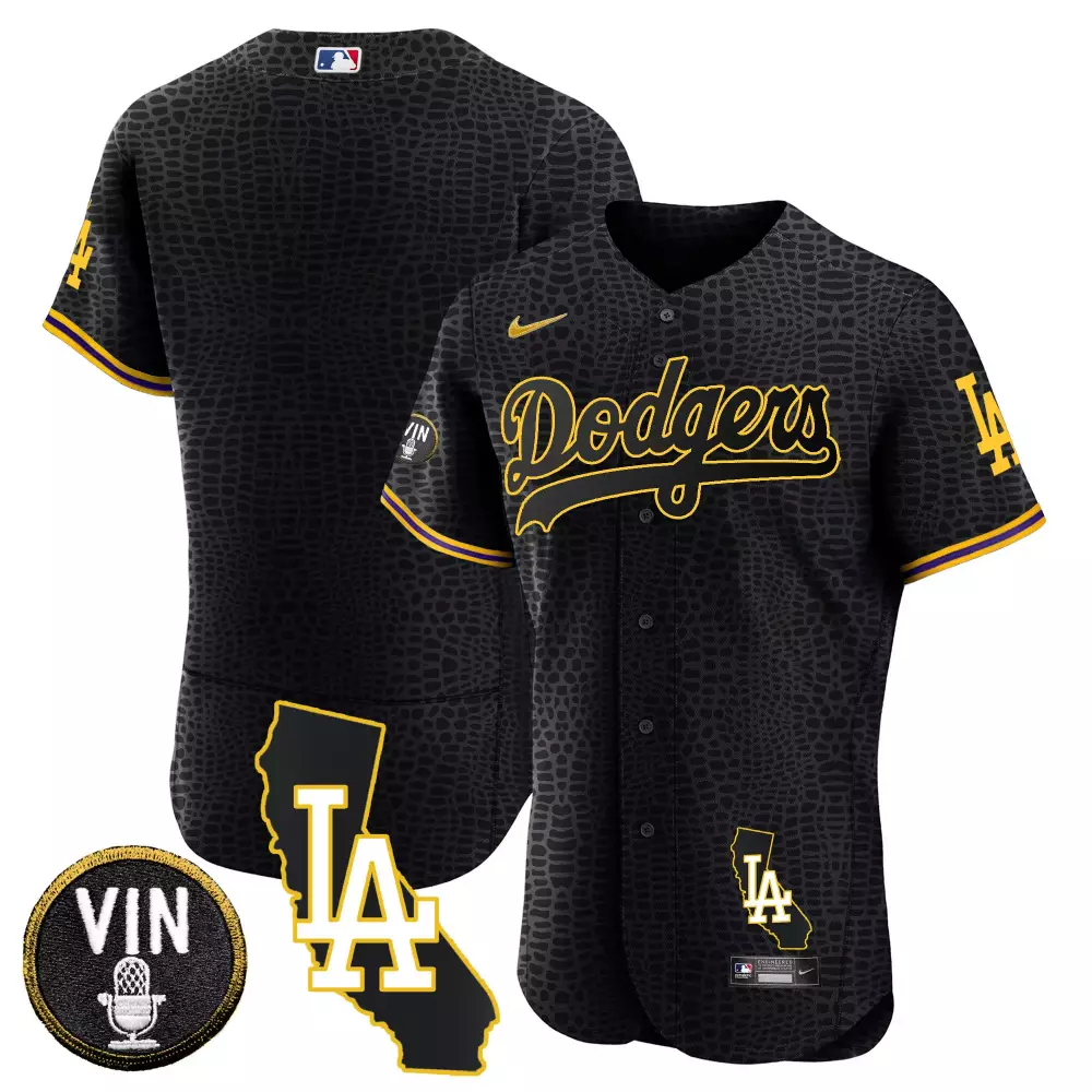 Los Angeles Dodgers Black Flex Base Limited Custom Jersey | Stitched Design | Fan Gear for Men, Women & Youth