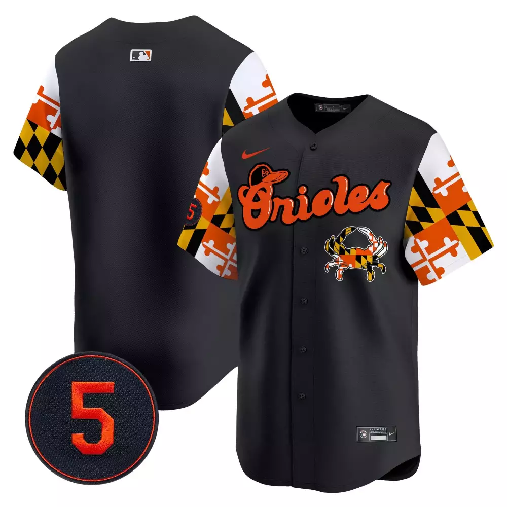team black men s baltimore orioles robinson patch vapor premier limited jersey v3 all stitched