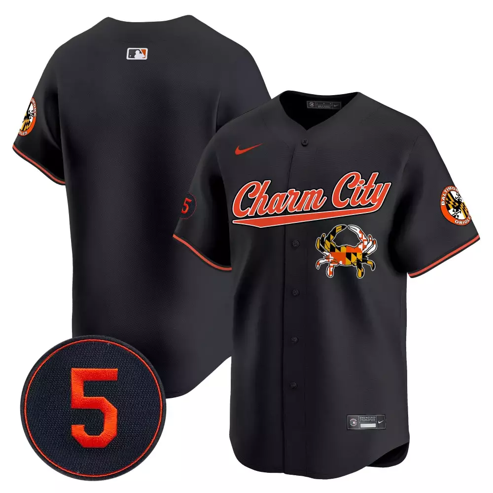 team black men s baltimore orioles robinson patch vapor premier limited jersey v8 all stitched