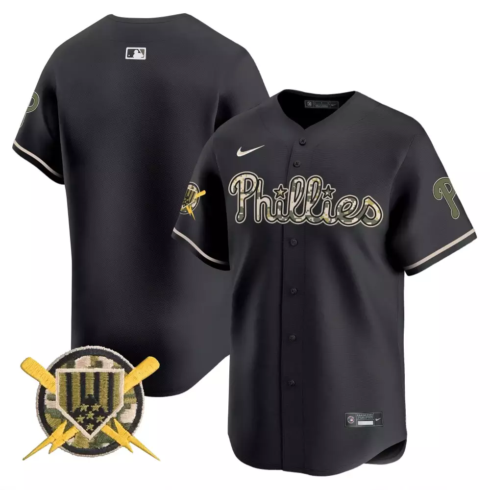 rhys hoskins white mens phillies armed forces day vapor premier limited jersey all stitched