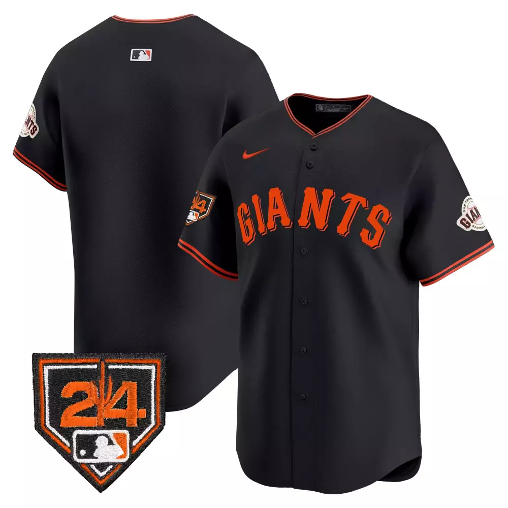 team black mens san francisco giants 2023 black city connect jersey all stitched