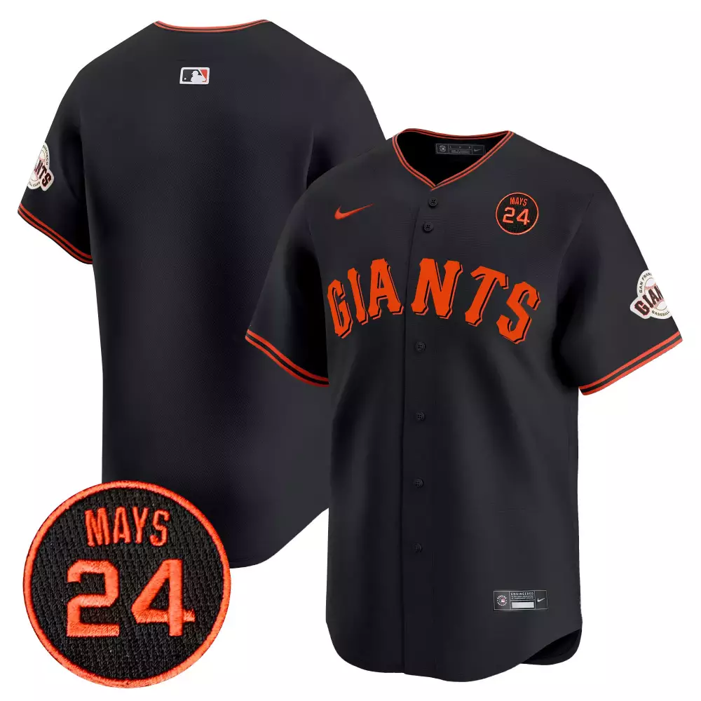 team black mens san francisco giants 2023 black city connect jersey all stitched
