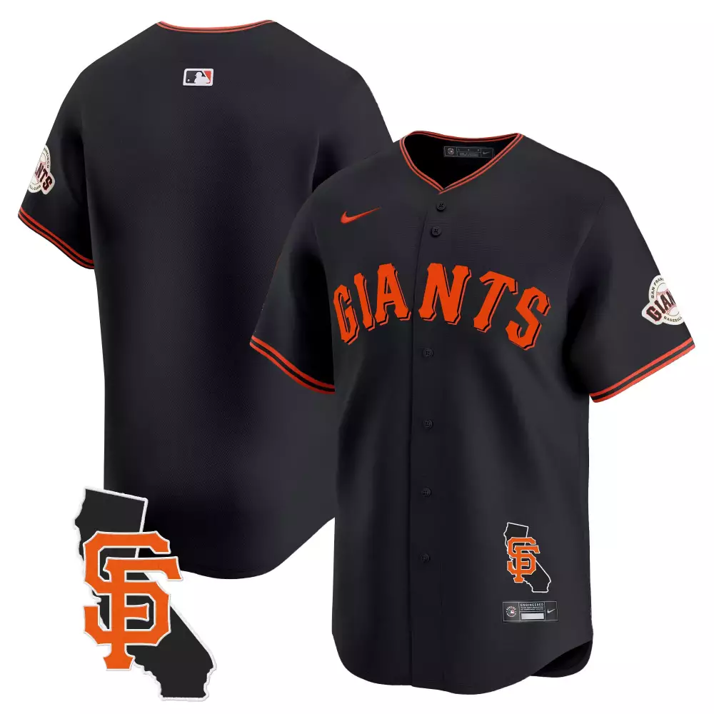 team black mens san francisco giants 2024 willie mays patch vapor premier limited jersey v4 all stitched