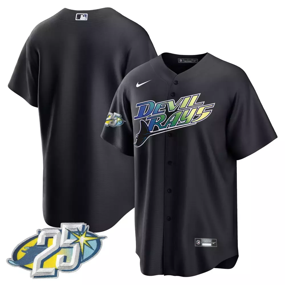 team black gold mens tampa bay rays 2024 city connect vapor premier limited jersey charcoal all stitched