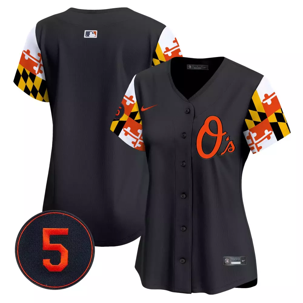 team black women s baltimore orioles robinson patch vapor premier limited jersey v5 all stitched
