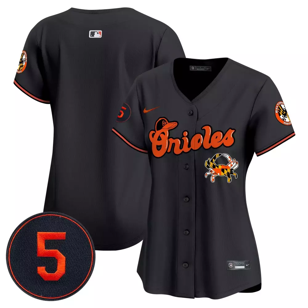 team black women s baltimore orioles robinson patch vapor premier limited jersey v5 all stitched