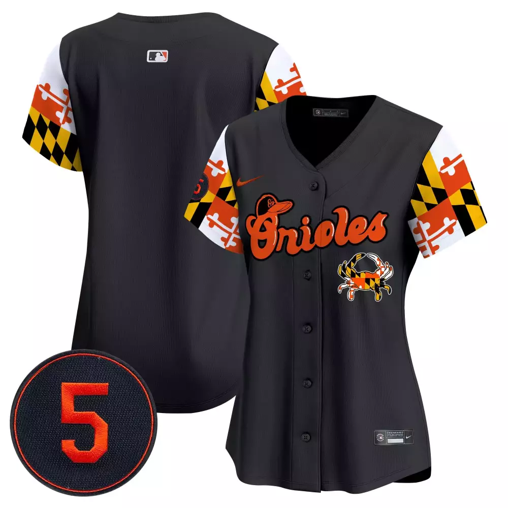team black women s baltimore orioles robinson patch vapor premier limited jersey v5 all stitched