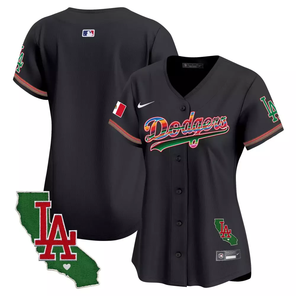 Los Angeles Dodgers Women's Black Gold Vapor Premier Limited Jersey | 2024 World Tour Seoul Series Patch | Stylish Fan Gear | For Men, Women & Youth