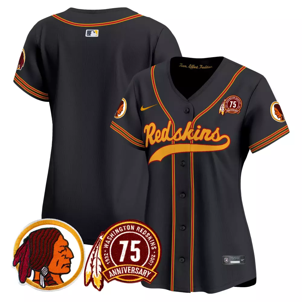 team black alternate mens washington redskins 75th patch throwback vapor premier limited jersey all stitched