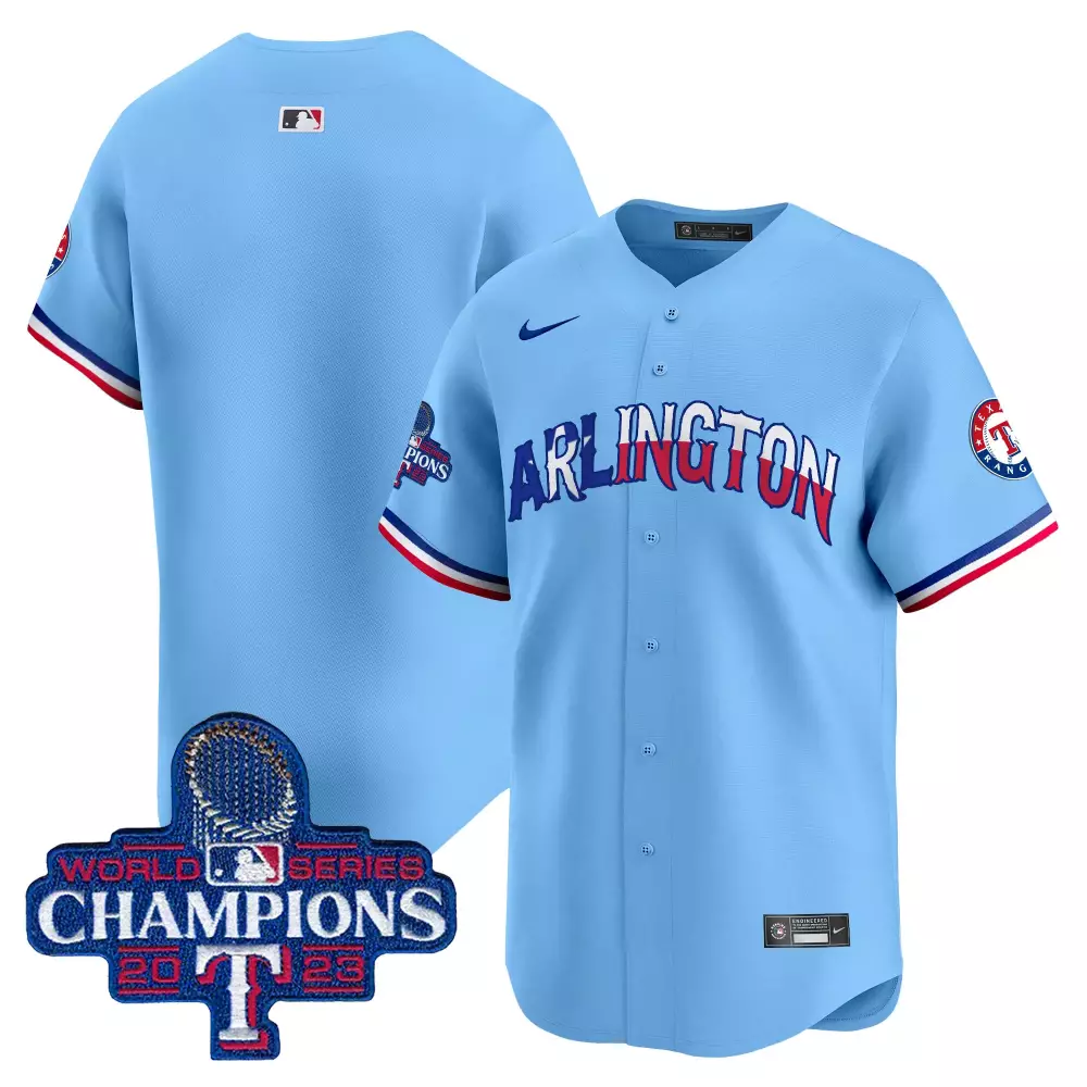 team blue mens texas rangers arlington champions vapor premier limited jersey all stitched