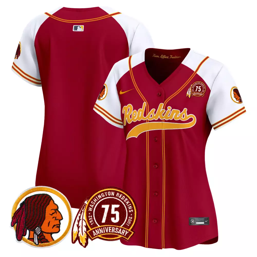 team burgundy alternate womens washington redskins 75th patch throwback vapor premier limited jersey all stitched