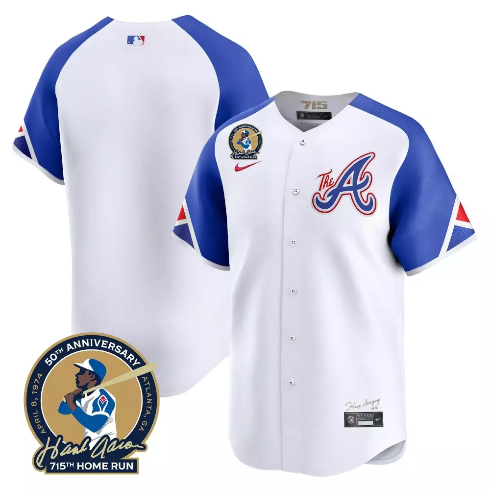 Team City Connect Men's Atlanta Braves 715th Home Run Patch Jersey | Vapor Premier Limited Edition | For Men, Women & Youth