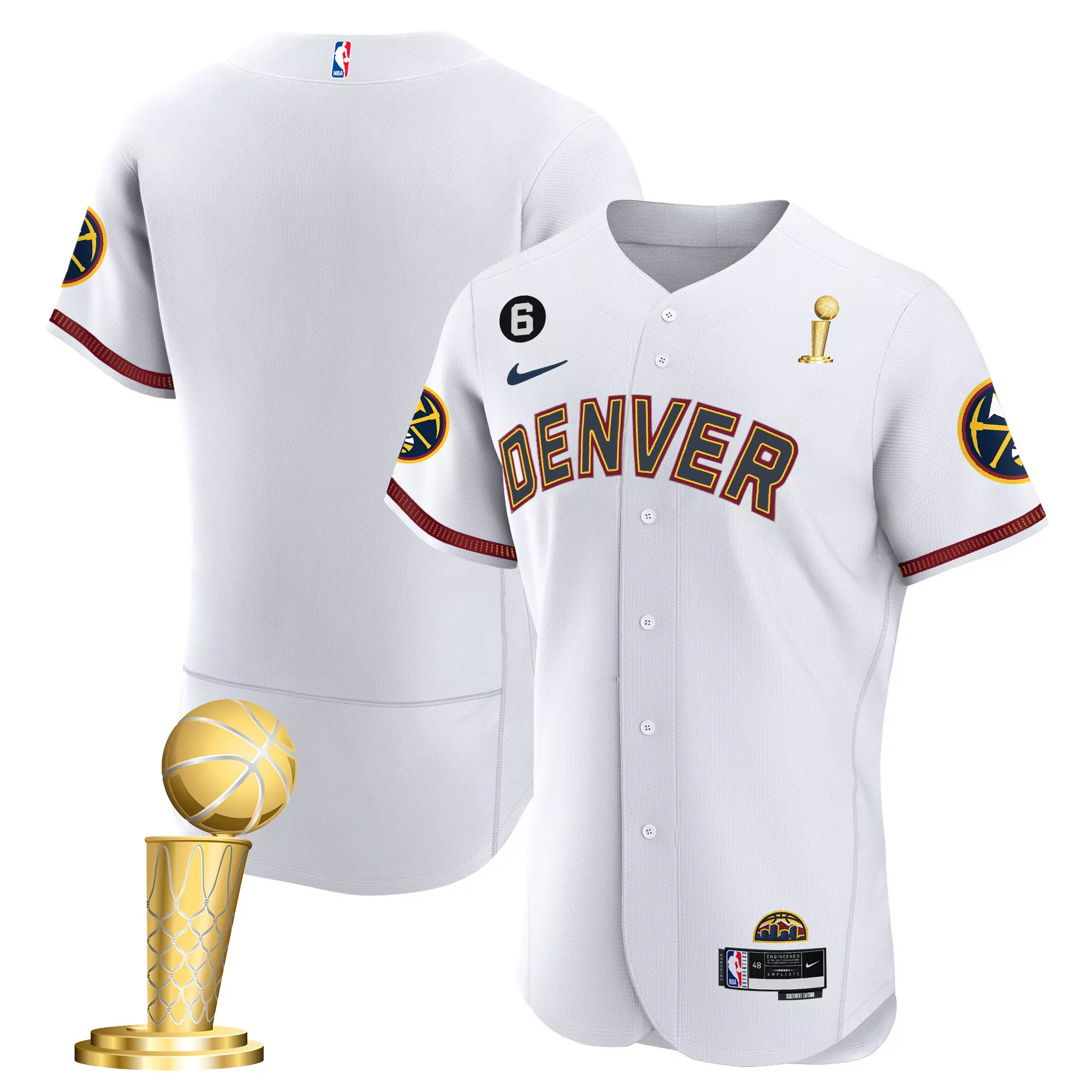 team city mens denver nuggets 2023 champions flex base jersey all stitched
