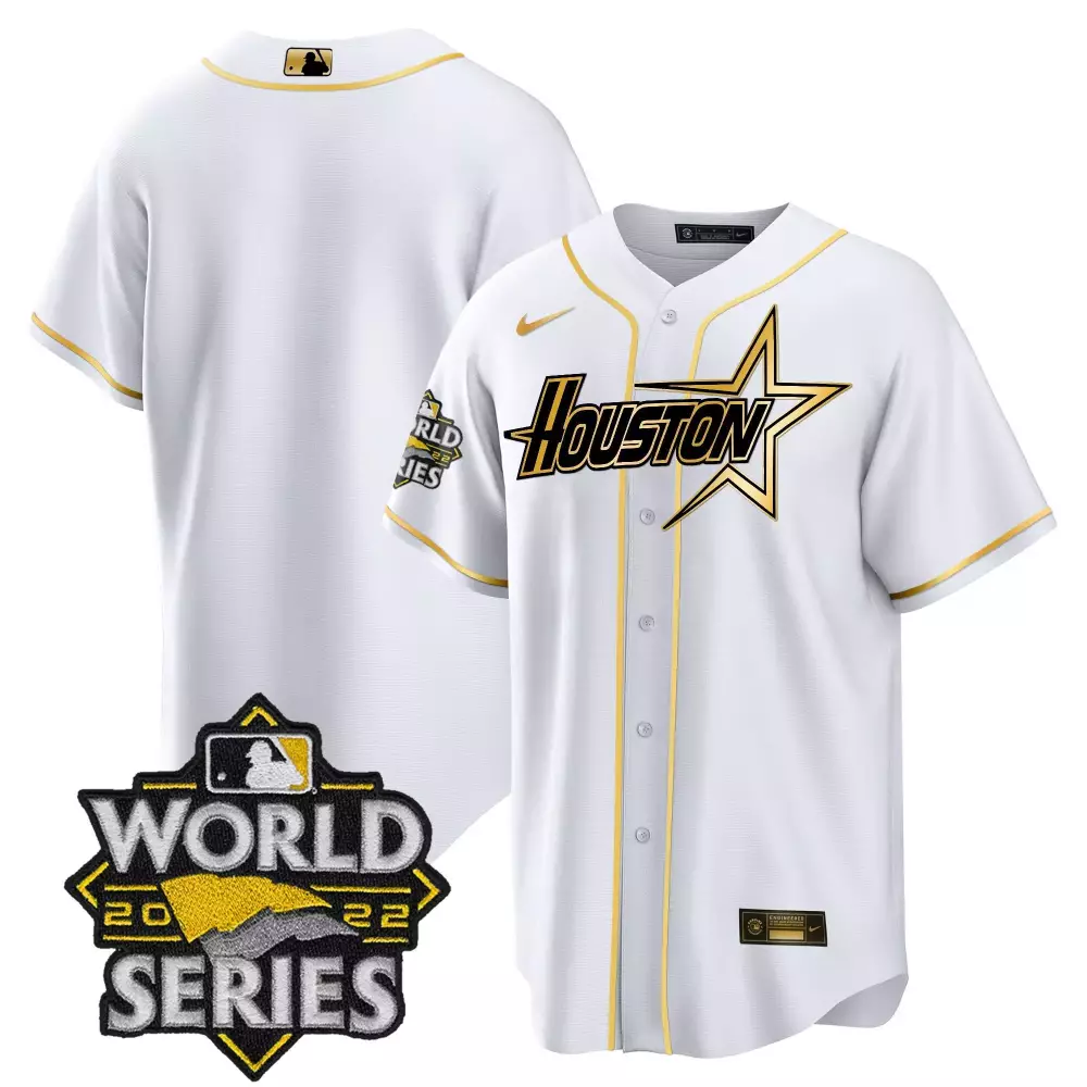 Houston Astros World Series Black Gold Special Custom Jersey | Stitched Men's Fan Gear | Great Gift for Fans | For Men, Women & Youth