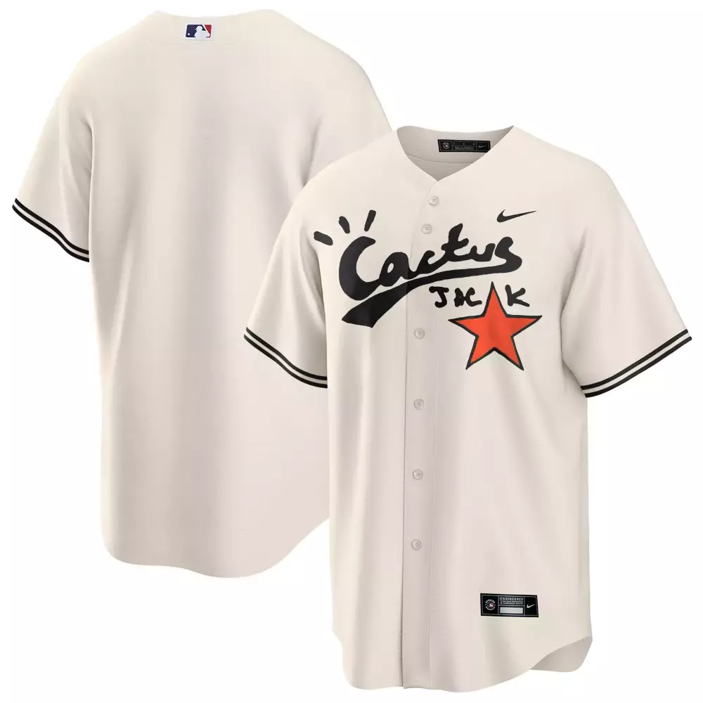 team cream mens houston astros cactus jack cool base jersey v2 stitched