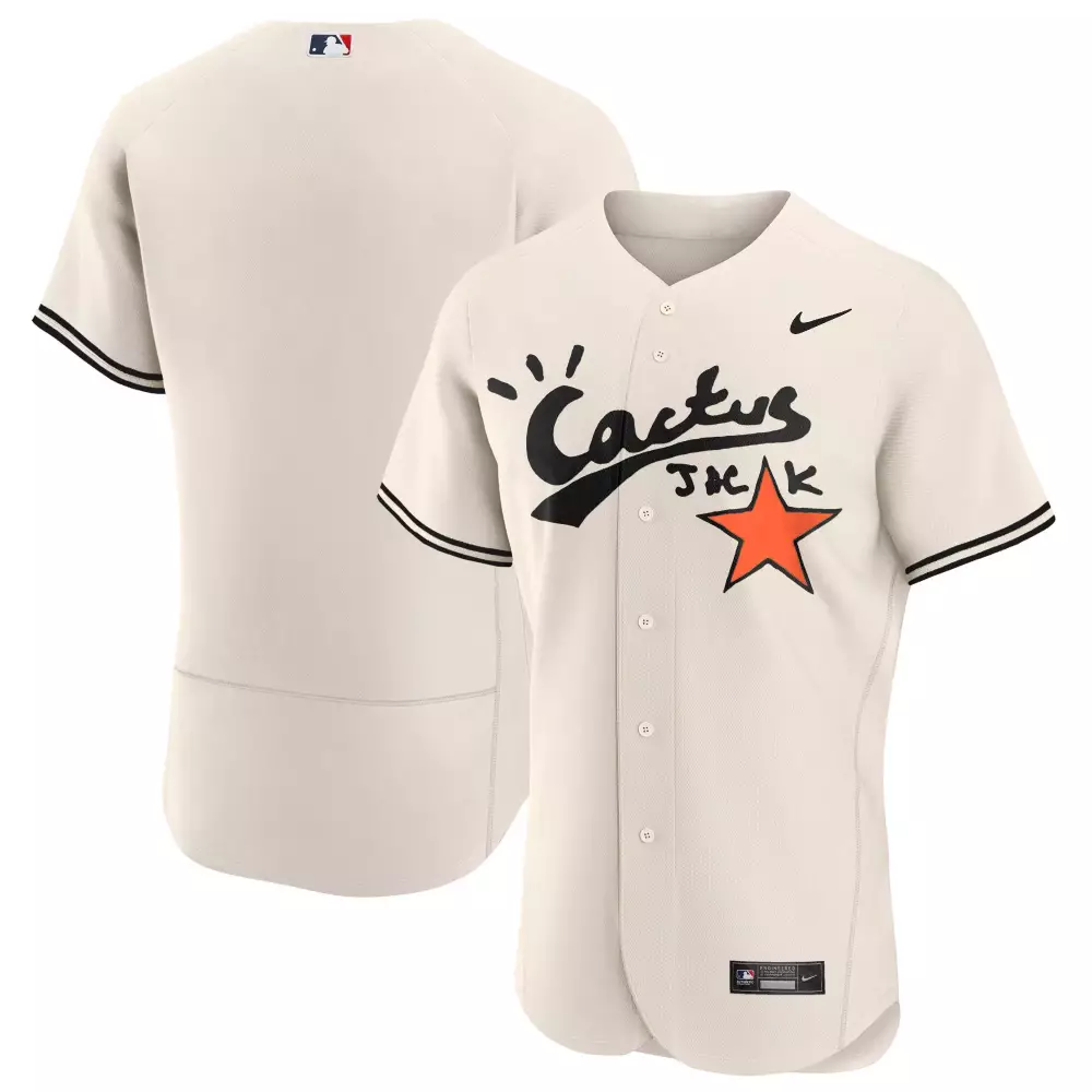 team cream mens houston astros cactus jack cool base jersey v2 stitched