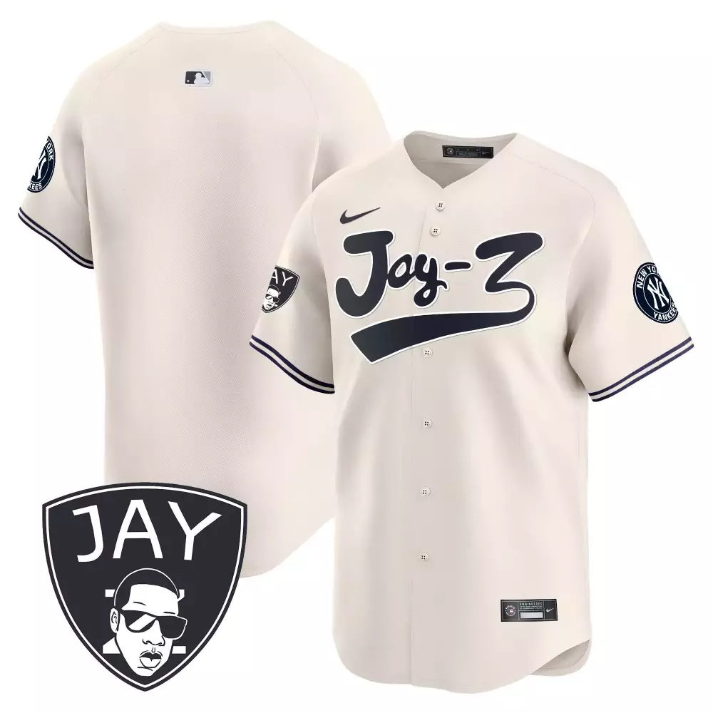 team cream mens new york yankees jayz vapor premier limited jersey v2 all stitched