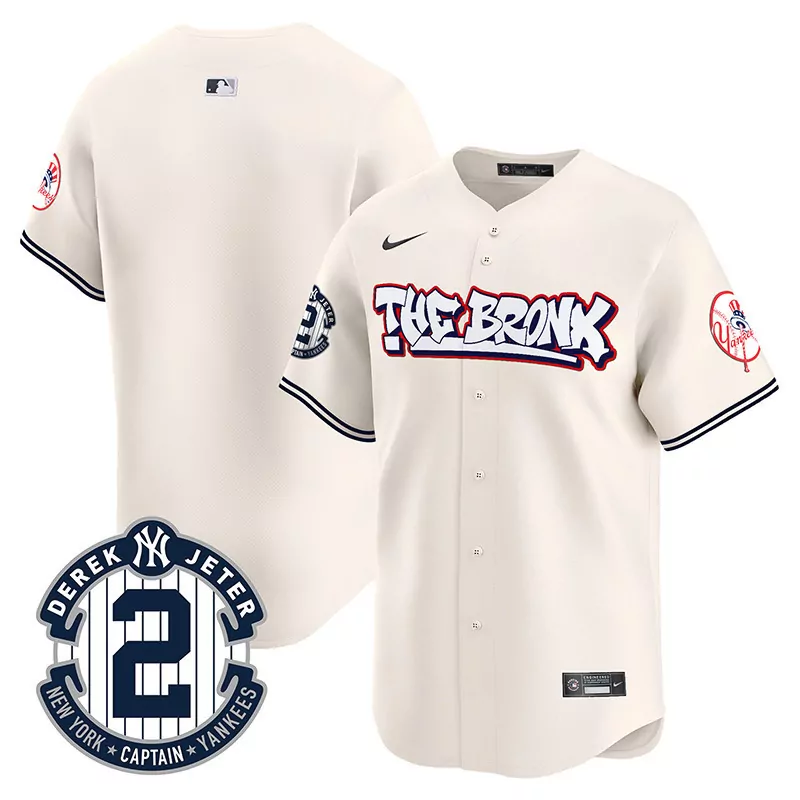 team cream mens new york yankees the bronx 2024 world series vapor premier limited jersey v2 all stitched