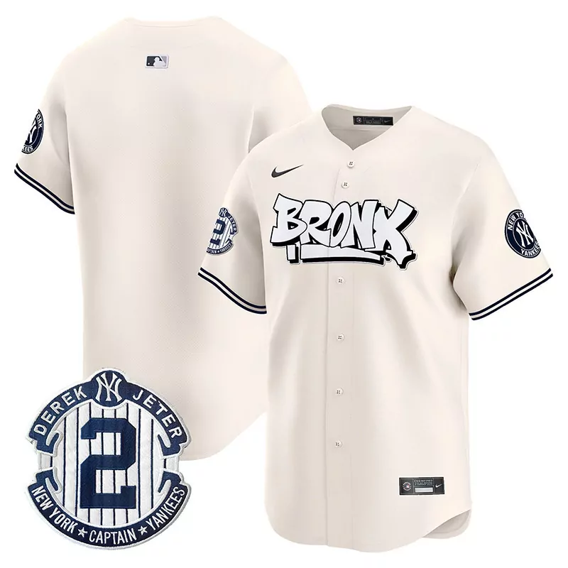 team cream mens new york yankees the bronx 2024 world series vapor premier limited jersey v2 all stitched