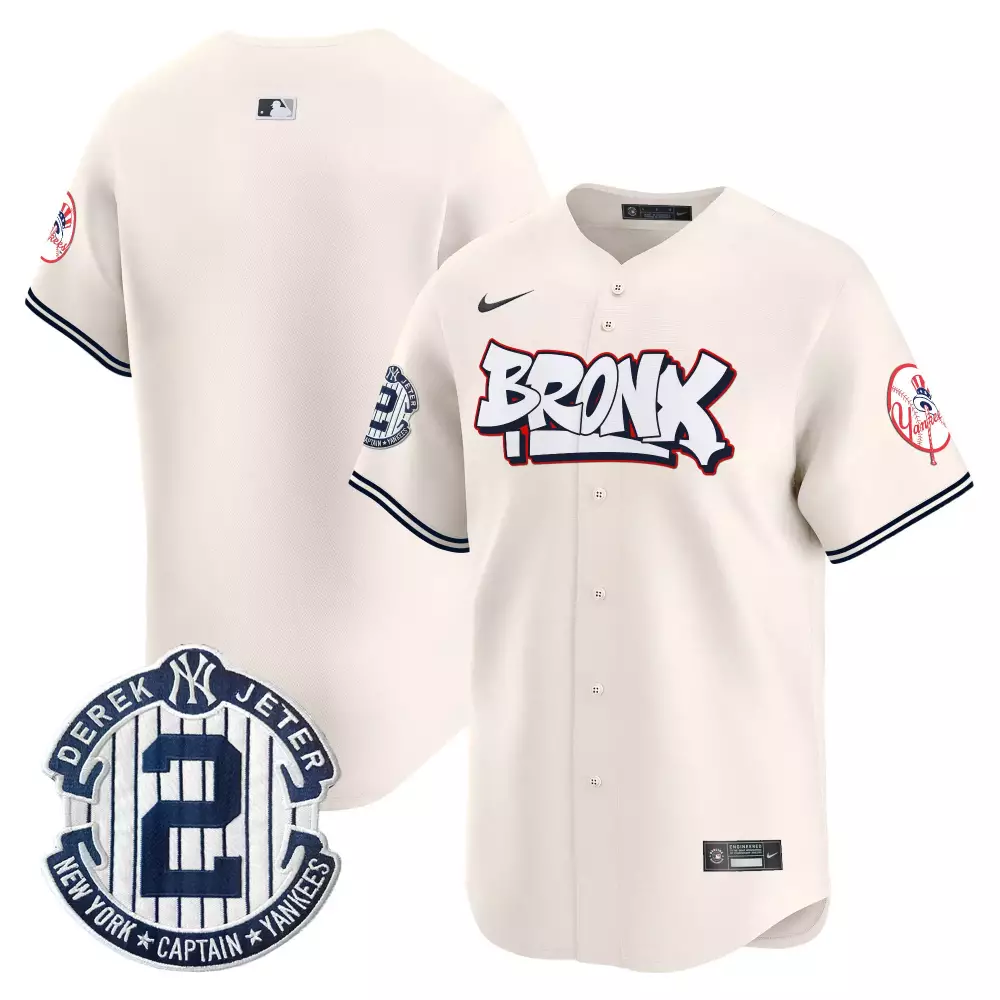 team cream unisex new york yankees the bronx graffiti vapor premier limited jersey v4 all stitched