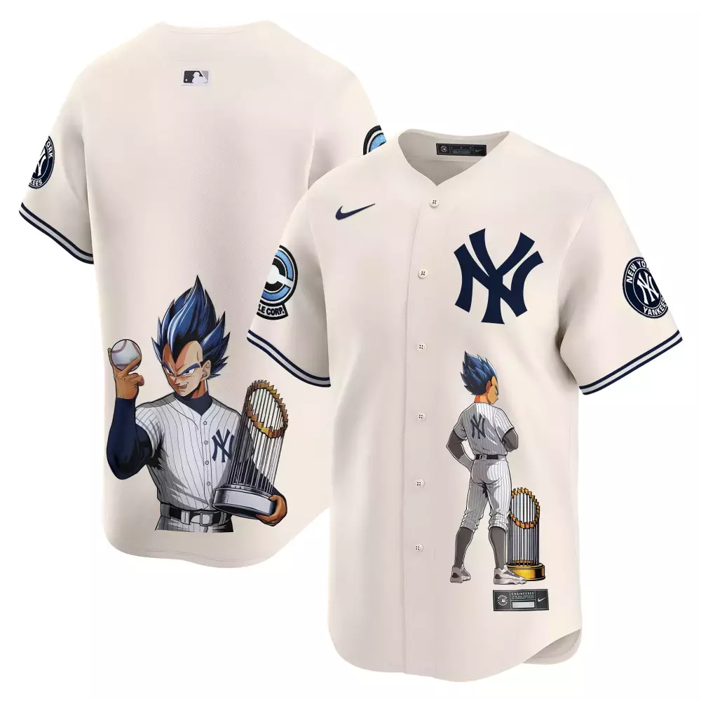 team cream unisex new york yankees the bronx graffiti vapor premier limited jersey v4 all stitched