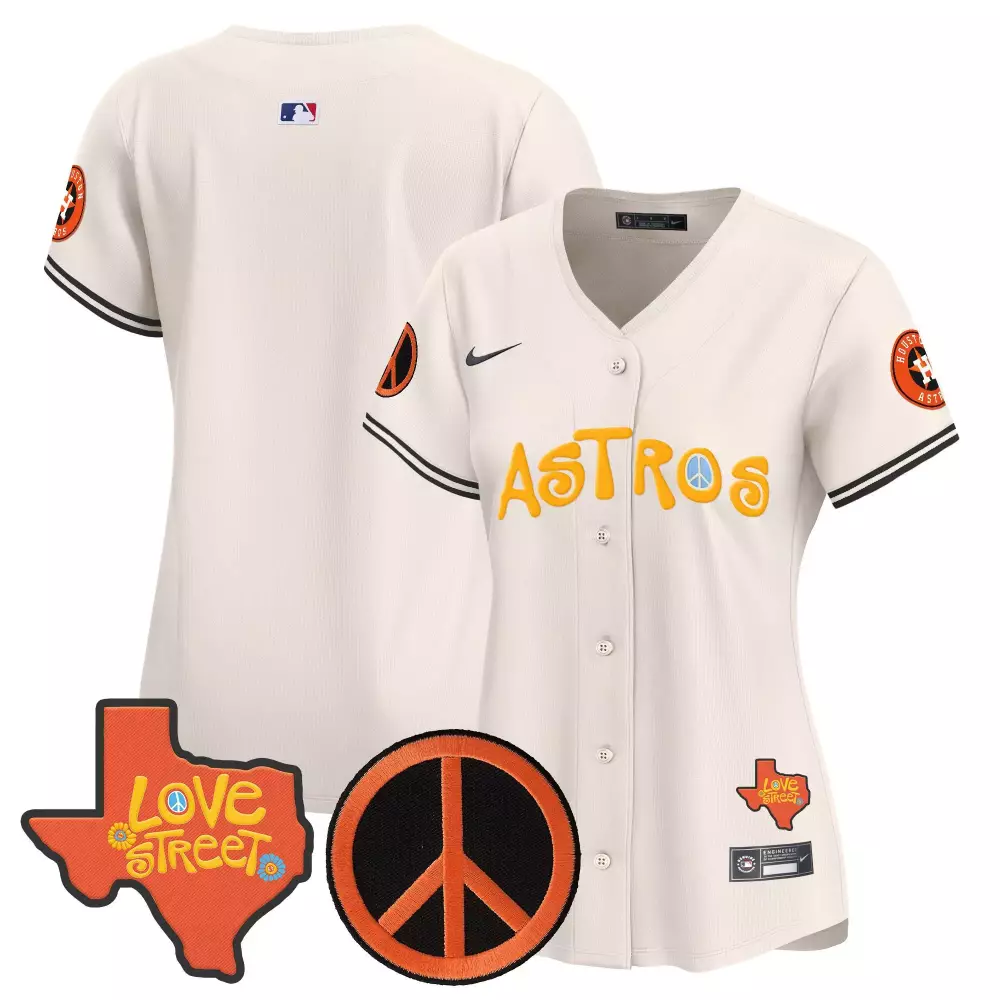team cream womens houston astros halloween vapor premier limited jersey all stitched