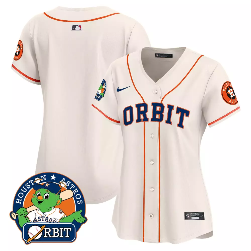 team cream womens houston astros halloween vapor premier limited jersey all stitched