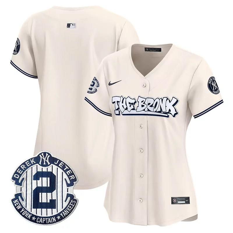 team cream womens new york yankees the bronx graffiti vapor premier limited jersey all stitched