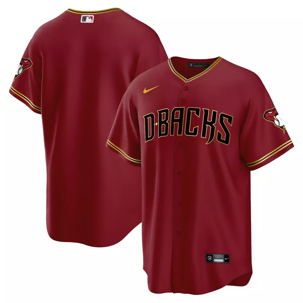 team crimson gold mens arizona diamondbacks 2023 world series flex base gold jersey v2 all stitched