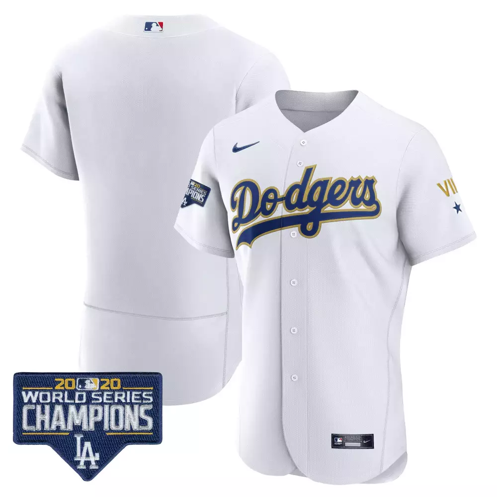 Gold Limited Edition Patch Jersey | Los Angeles Dodgers Stitched Fan Gear for Men, Women & Youth