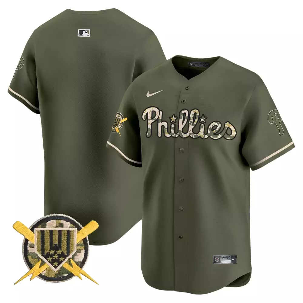 rhys hoskins white mens phillies armed forces day vapor premier limited jersey all stitched