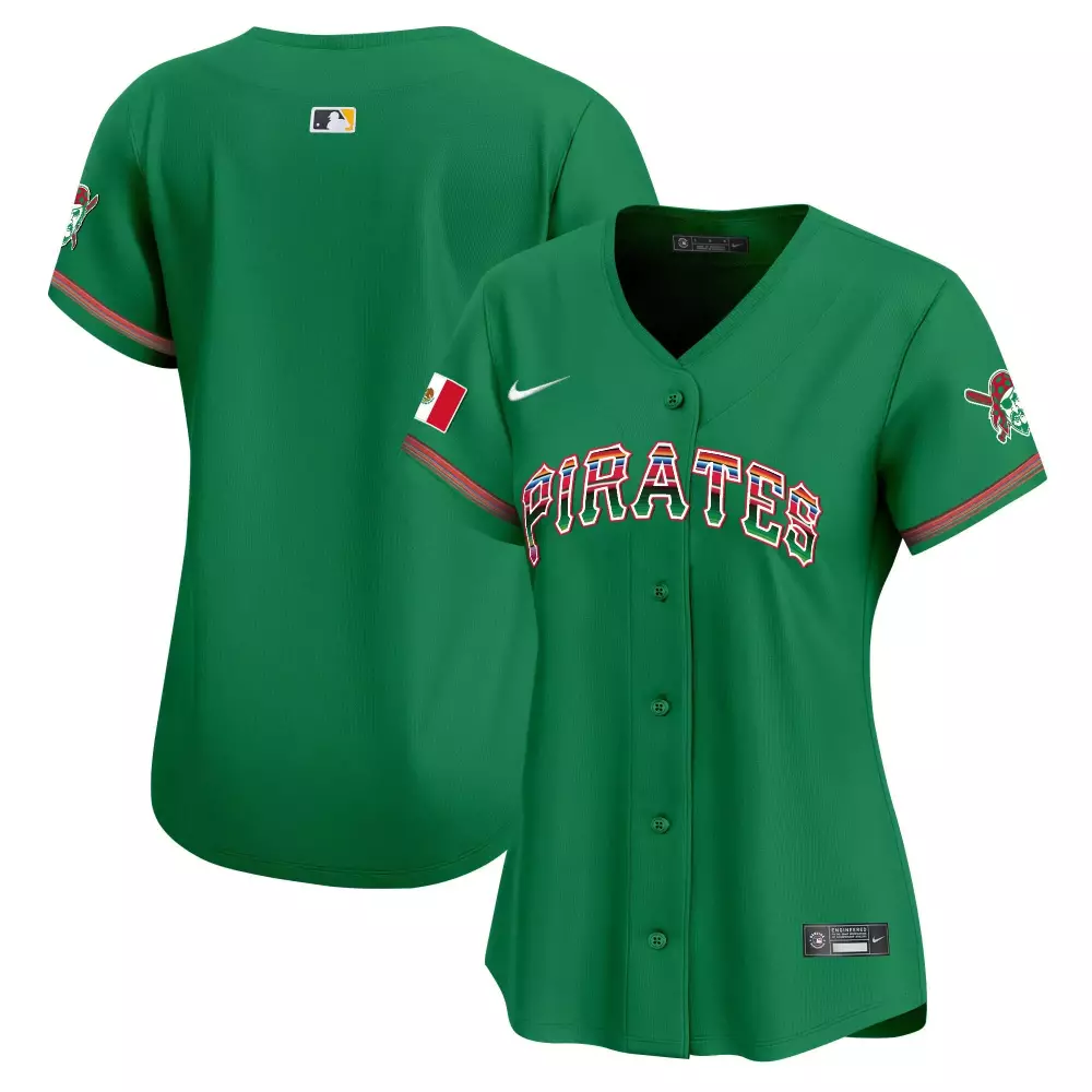 team green womens pittsburgh pirates mexico vapor premier limited jersey all stitched
