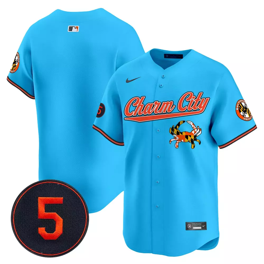 team light blue men s baltimore orioles robinson patch vapor premier limited jersey v8 all stitched