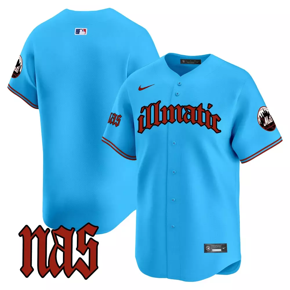 team illmatic mens new york mets nas illmatic vapor premier limited jersey all stitched
