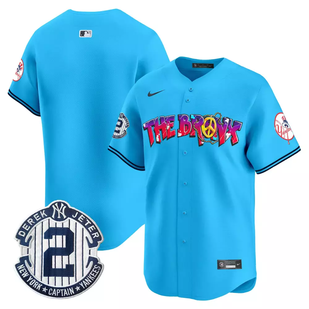 team light blue mens new york yankees the bronx graffiti vapor premier limited jersey v4 all stitched